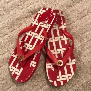 Tory Burch flip flops size 8